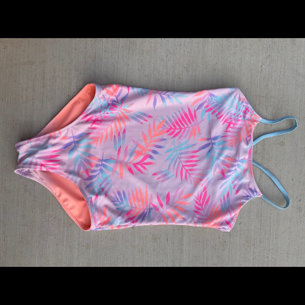Justice size 12 reversible swimsuit